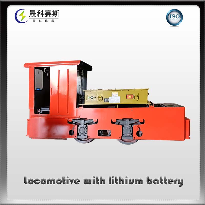 Mining locomotive battery